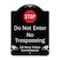 Signmission Designer Series-Do Not Enter 24 Hour Video Surveillance Heavy-Gauge Aluminum, 24" H, BS-1824-9982 A-DES-BS-1824-9982 - alternate 1